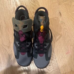 Jordan Sneakers in Gray, Black, and Burgundy